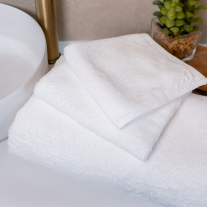 Set de 3 toallas algodón egipcio de 800 gramos/m2.