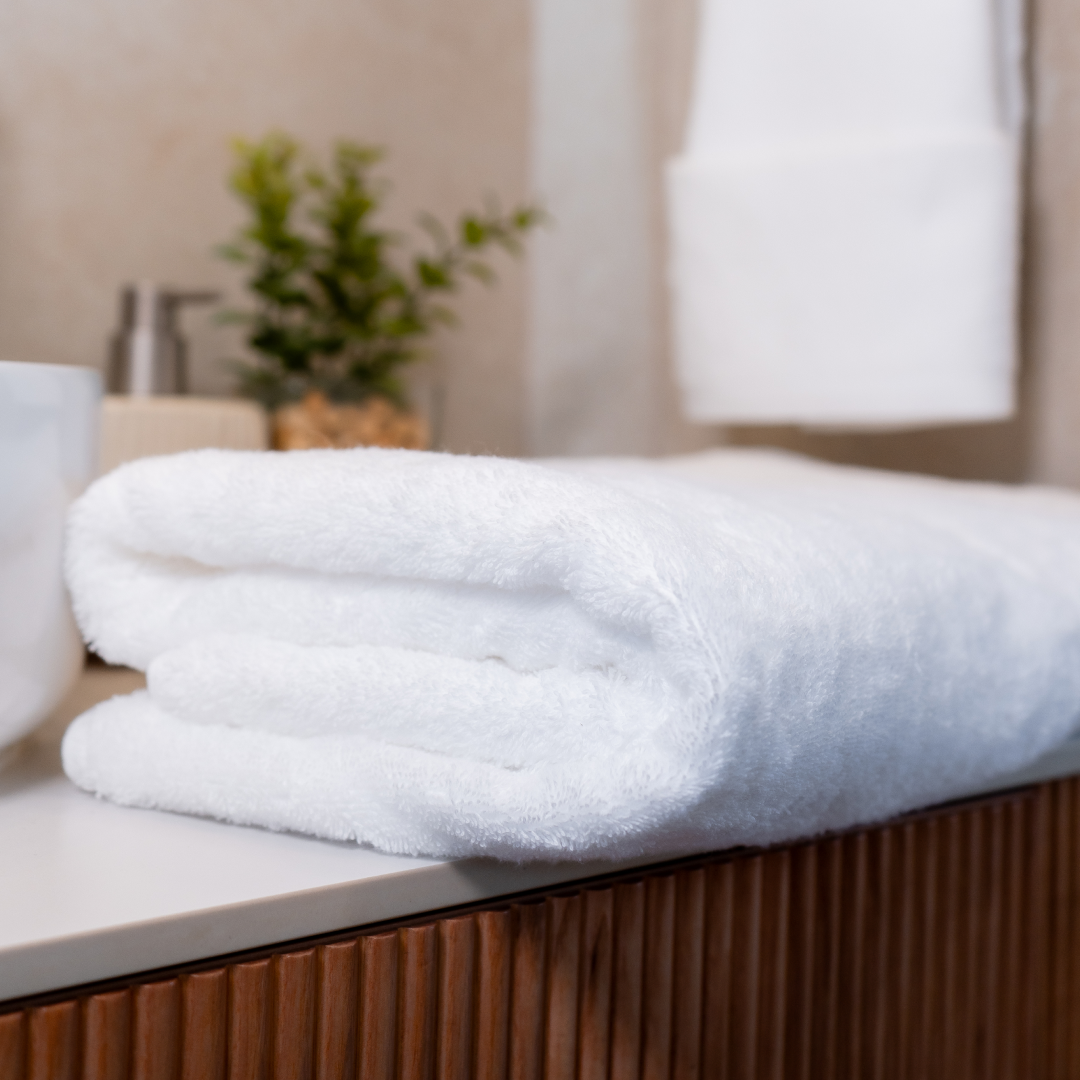 Set de 3 toallas algodón egipcio de 800 gramos/m2.