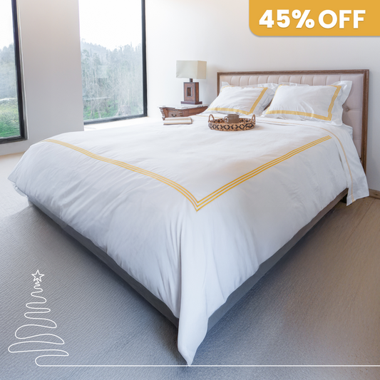 Funda plumón nórdica algodón egipcio 400 hilos.