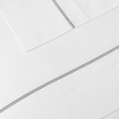 Juego de sábana planas para hoteles de algodón peinado de 400 hilos