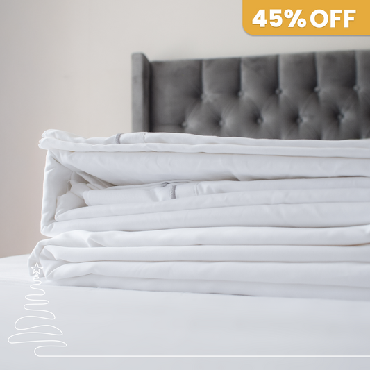 Juego de sábana planas para hoteles de algodón peinado de 400 hilos